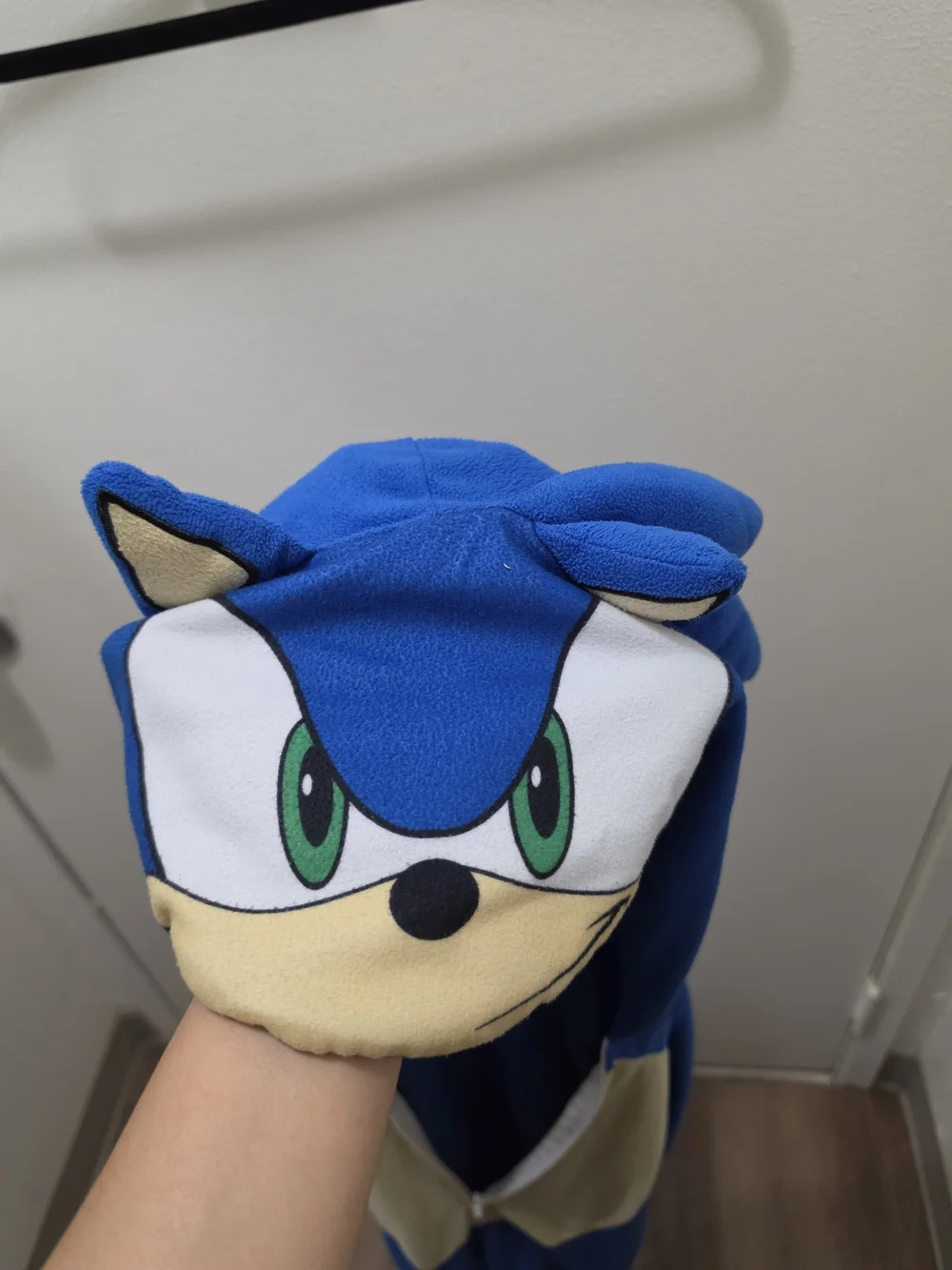 ​Target Boys' Sonic the Hedgehog Union Suit Fleece Onesie Pajamas Size XS 4/5
